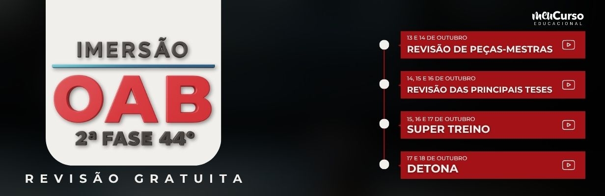 Banner Imersão OAB 2a Fase 