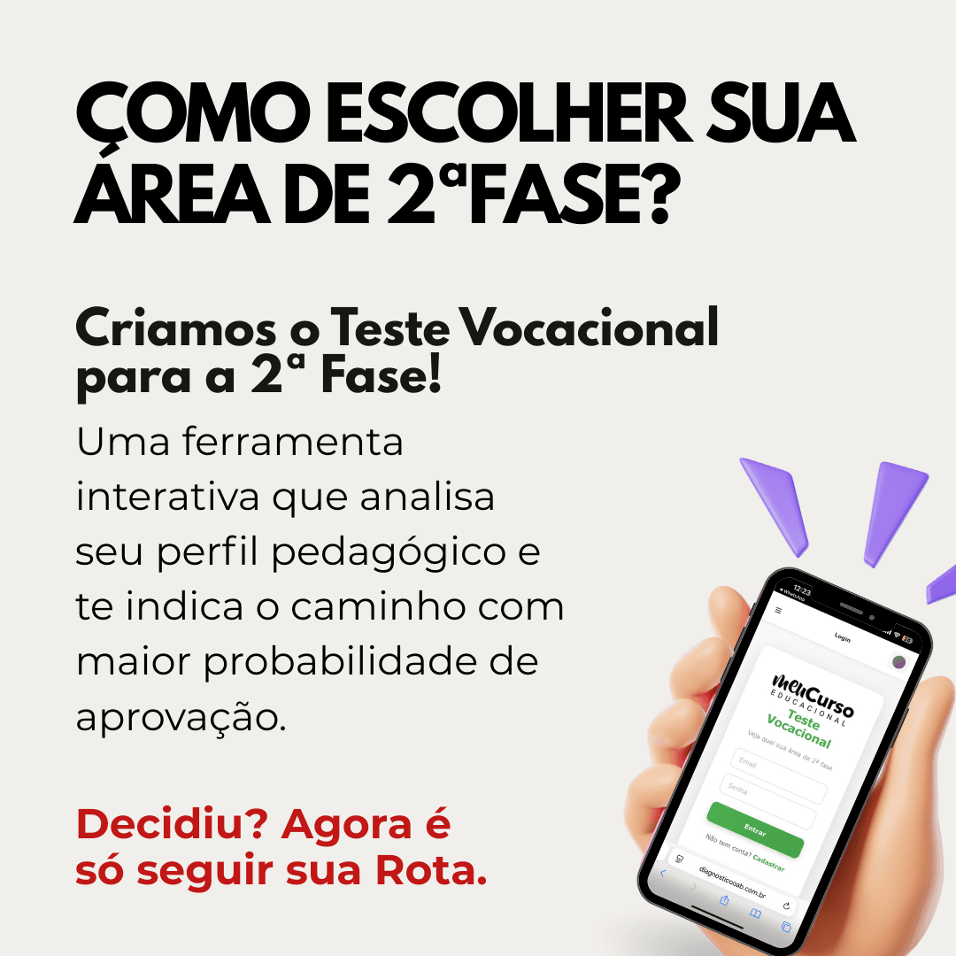 Banner teste vocacional