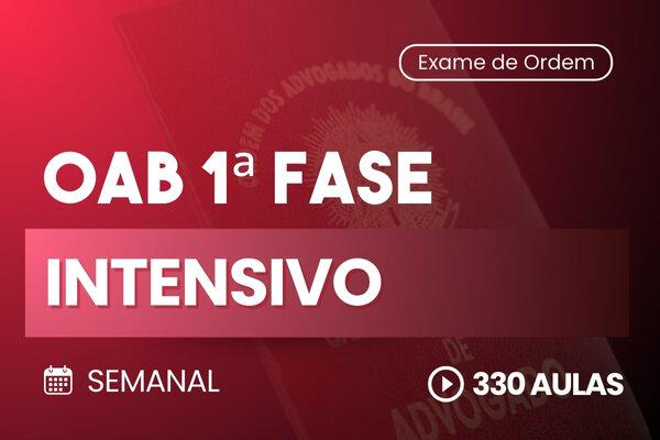 Intensivo OAB 1ª Fase 42º - Semanal - início 09/09